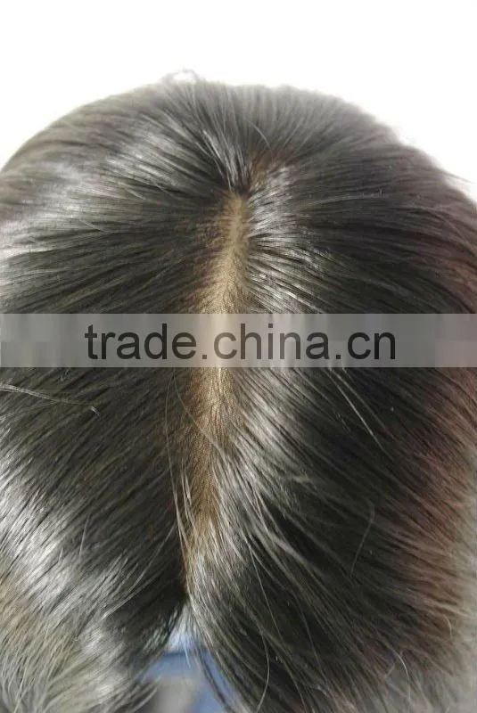 Injection silky top hair jewish wig