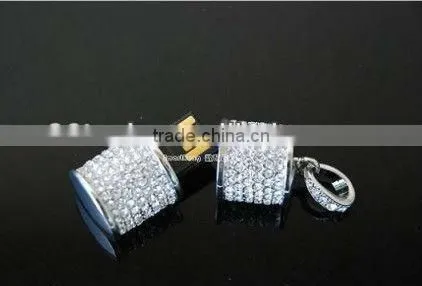 Alibaba wholesale crystal cheapest price novelty shape usb flash drive