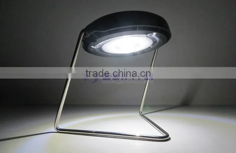 Outdoor Camp Tent Hook Stand Solar LED Lamp Book Light