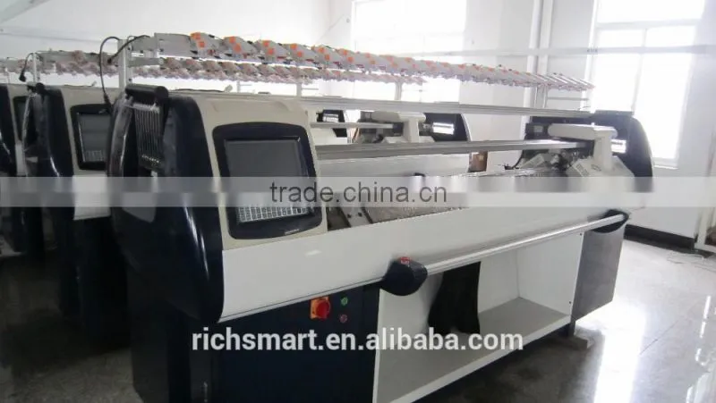 New Advanced Three System Computerized Flat Knitting Machine For Sweater