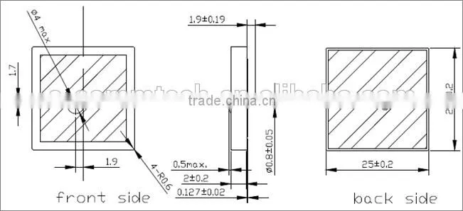 1575.42 MHz car marine gps passive patch antenna