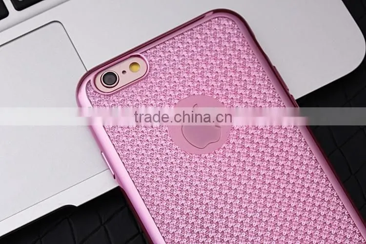Luxury Clear Electroplating TPU Silicone Gel Soft Case For Apple iPhone 6S / iPhone 6S Plus