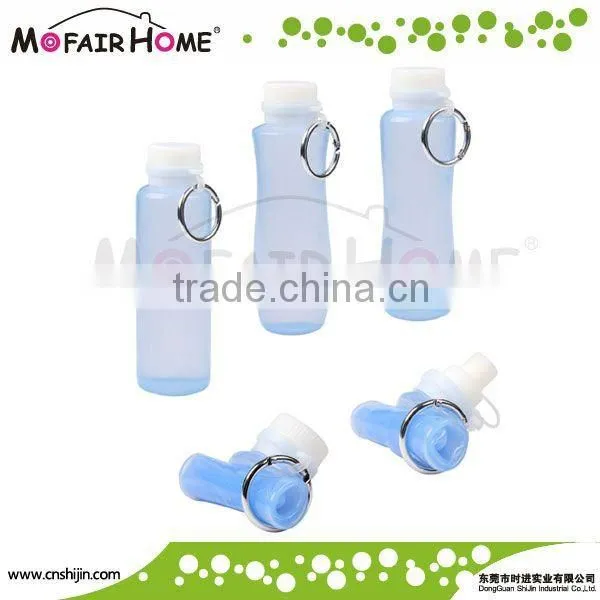New arrival SJ002 silicone water bottle with ring
