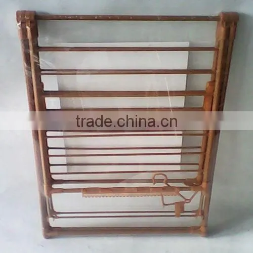 Folding Steel Wooden Color Baby Clothes Dryer Stand