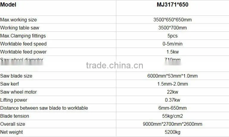 Longmen horizontal saw wood working machines wood band saw