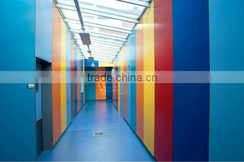 laminate wall cladding for hospital