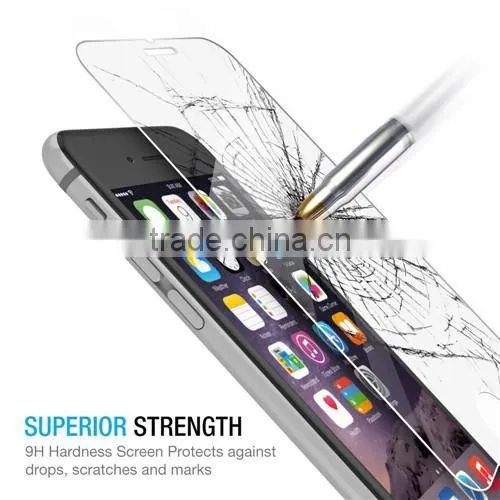 smart key tempered glass screen protector for iphone 6/6plus, added a return key on the screen protector