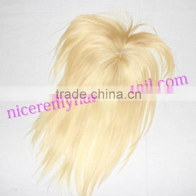 cheap remy brazilian blonde soft dread hair piece