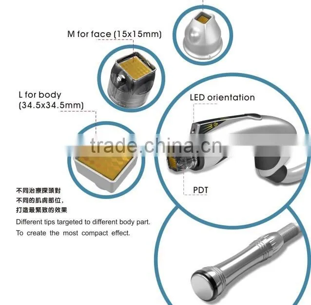 3 different needles thermagic wrinkle removal machine/gold thread face lift machine