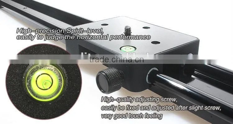 Commlite Camera Video Track Slider Video Stabilizer System with Ball-Bearing for DSLR/Camcorders