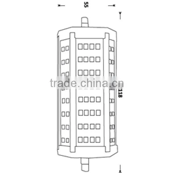 30W LED R7S Lamp with SMD2835 chip made in china