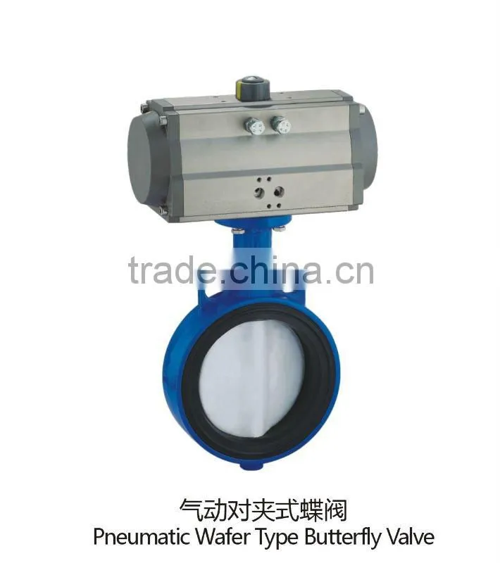 stainless steel, wcb, wafer, flange pneumatic butterfly valve
