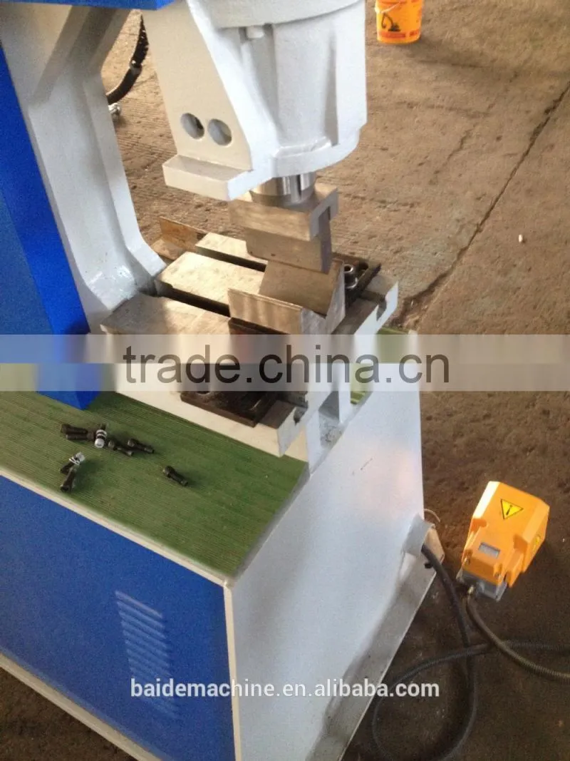 C-frame hydraulic punching machine for kinds of steel