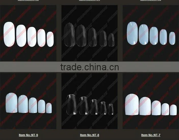 wholesale 100pcs/box&500pcs/bag Natural French Nail Tips False Acrylic Nail Art Tips NT-83/82/85