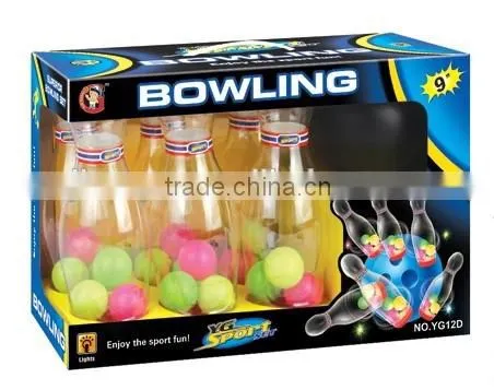 Hot sale solid core kids bowling ball toys for wholesale, bowling game toys for Wholesale for children, EB034377