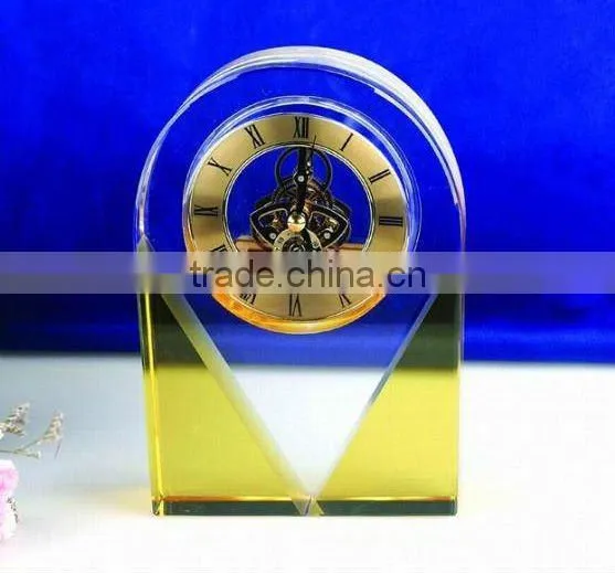 Fashion crystal clock for decoration
