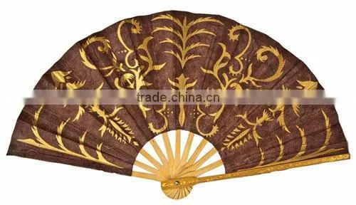 Green Chinese Wedding bamboo fan