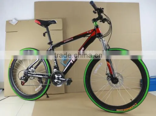 Hot adult Mountain bicycle/ 26" particular frame mountain bike/21 speed suspension fork MTB