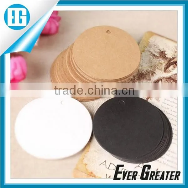 Clear Round Stickers, kraft paper tag
