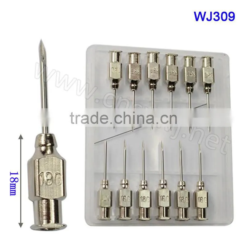 WJ309 18mm hub veterinary equipment strong needle brass needle