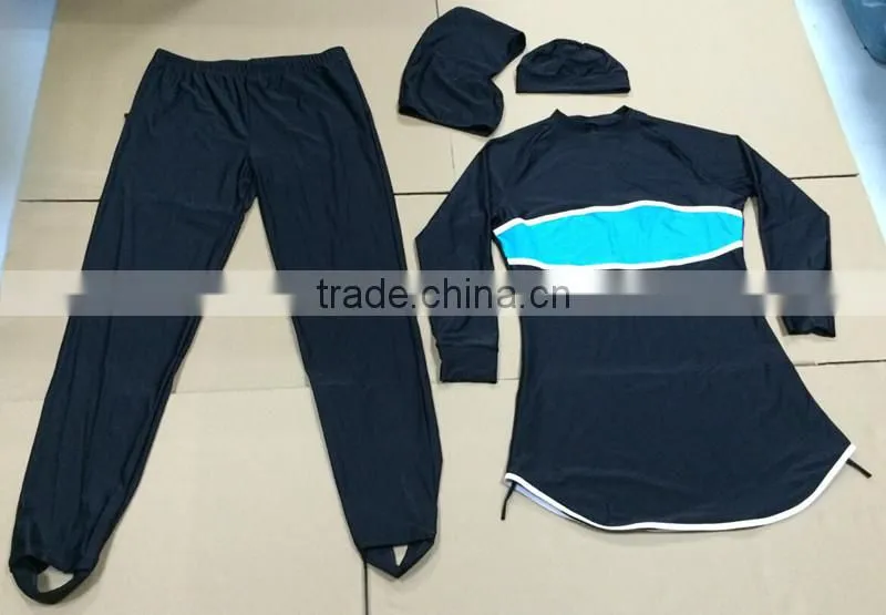muslim women swimwear beach kaftan plain jogging suits