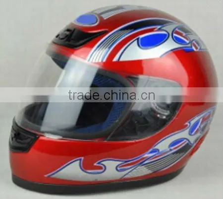 Yellow Alternating Blue Color Sport Racing Full Helmets/ Motorcycle Hemets