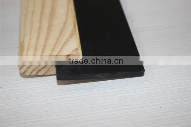 scraper with rubber blade