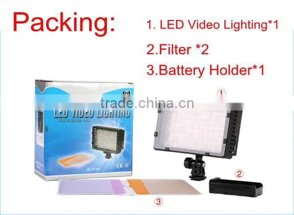 Pro CN-126 LED camera video lamp light for Nikon Canon