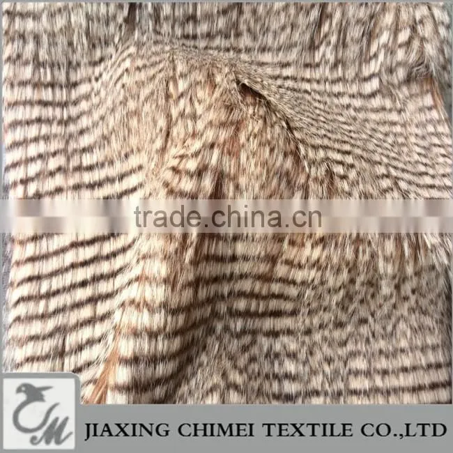 long pile brown pawie piora faux fur used for bag