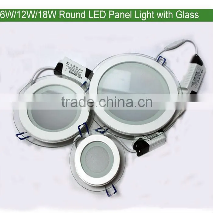 6W 12W 18W Recessed 2835 SMD Round LED Panel Lights