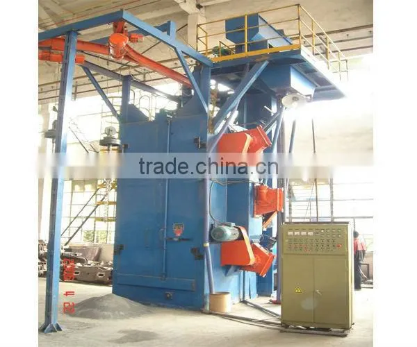 Single or Double hook type surface cleaning equipment shot blasting machine
