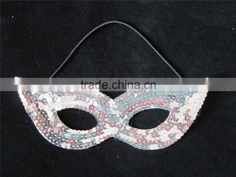Sequin eye mask