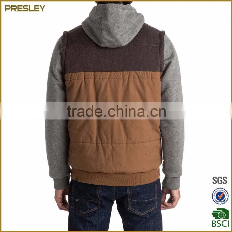 Light foldable color outdoor man jacket winter wear 100% polyester down padded jacket garment custom jacket with hood