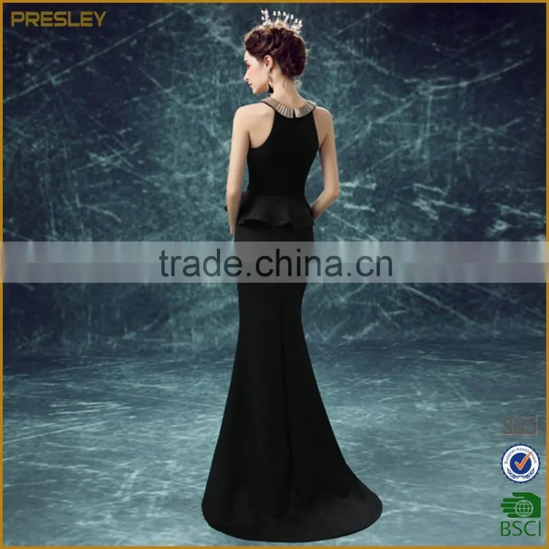 Presley Oem Wholesale Ladies High-lined Waist Cheap Sexy Long Fashion Dress