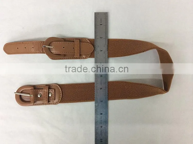 Waxed Cotton String Knitted Belt Women Elastic Belt