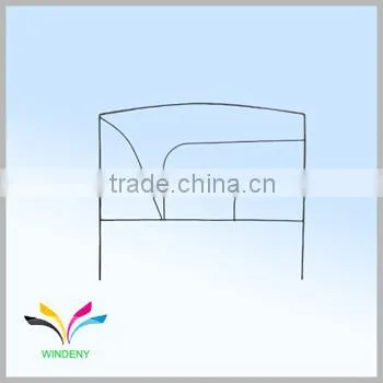 Garden decoration modern sturdy cheap portable welded garden metal fence