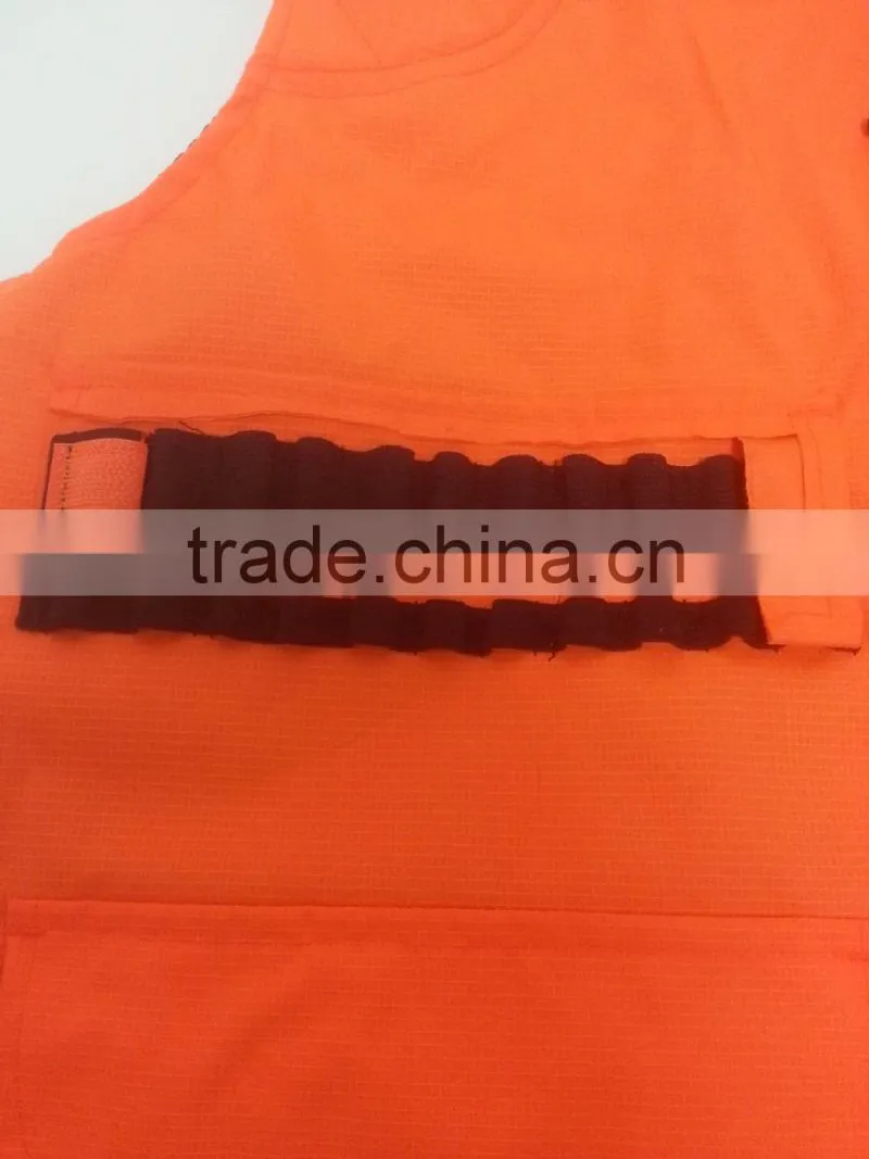 Winter waterproof breathable orange hunting vest