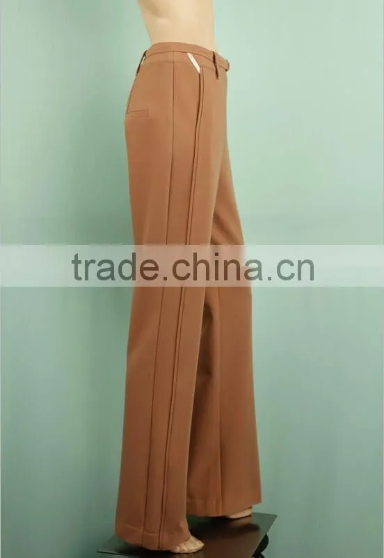 2016 Office lady crotchless professional 100% polyester warmup pants