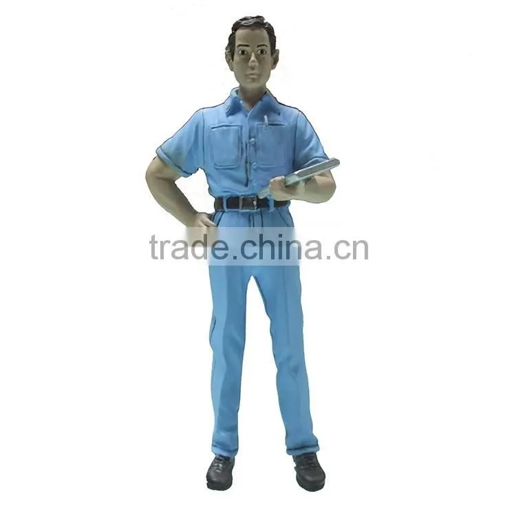 plastic model doll of serviceman