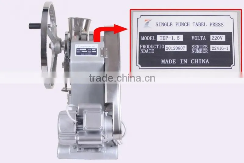 Price for Single Punch Tablet Press Machine TDP 1.5