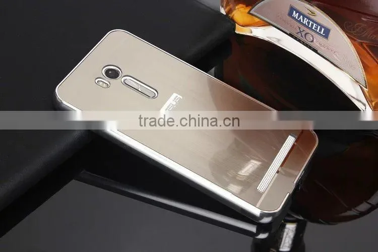 Wholesale Metal Bumper Mirror Cover Phone Case For Asus Zenfone Go