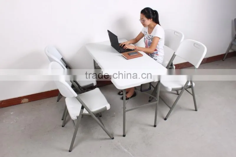 6ft Modern Children Plastic Chair and Table Set