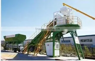 2014 hot sale trailer type mobile Concrete Bacthing Plant