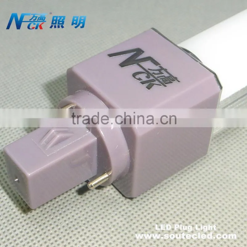 2015 on sale plug led lighting G24d plug led lights high lumen 8 watt led plug lamp fixture