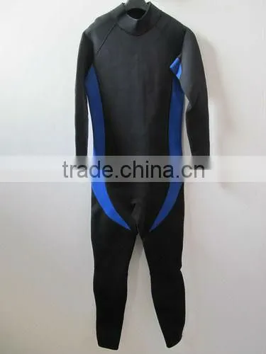 5mm Neoprene Men Fullsuit Back Zip Diving Wetsuit