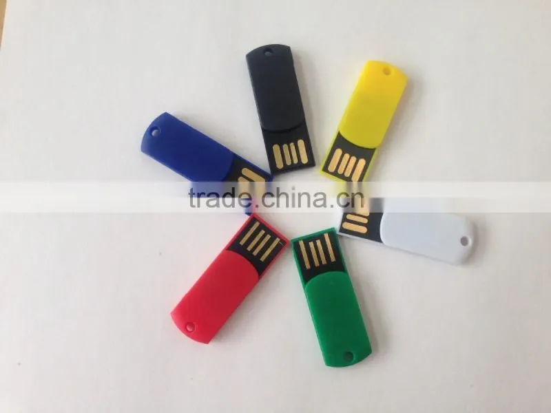 Colorful mini size custom logo printing 4GB, 8GB, 16GB paper clip usb flash drive memory stick