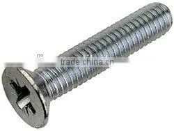 Big Head A4 Stainless Steel Screw Full Threaded Hexagon Flat Countersunk Head Machine Screw With Different Size Are Acceptable