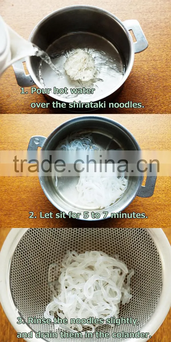 Japanese Best selling Dried konjac pasta shirataki konjac noodle konjac pasta 25g x 10 portions