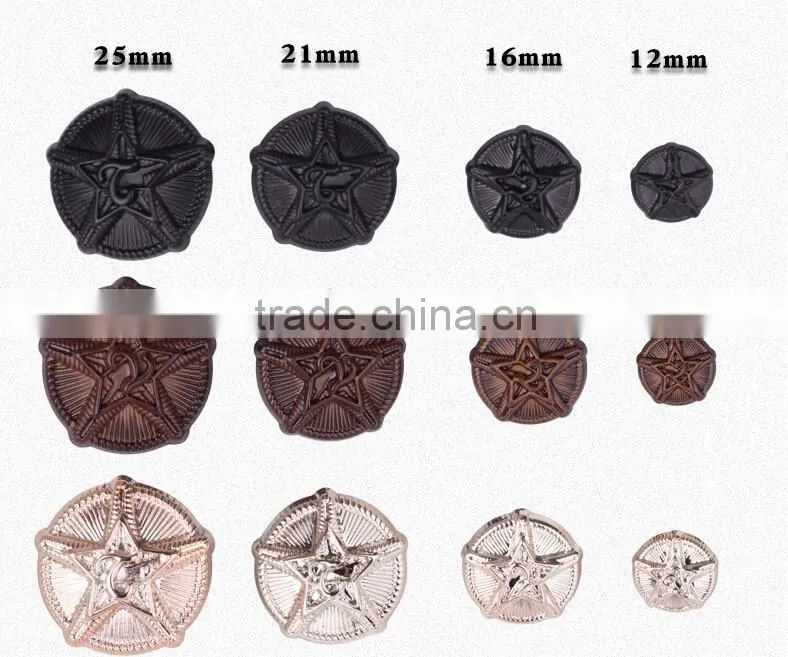 Star resin coat button ,High-grade Resin Coat Jacket Button