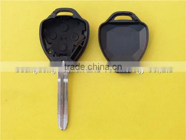 2 buttons spare remote key shell for Toyota Carola car keys no logo